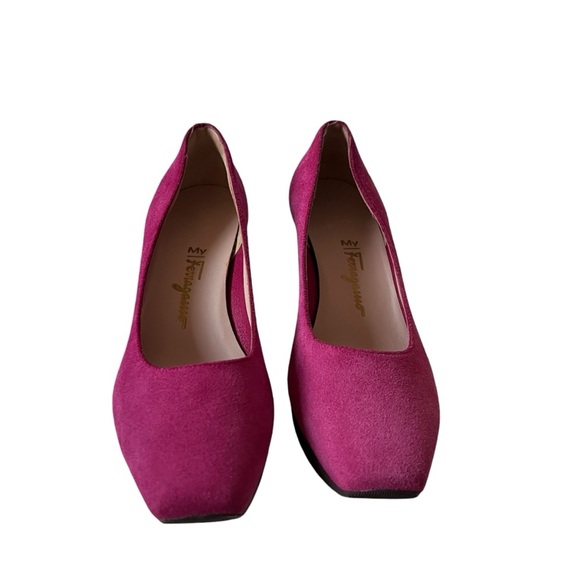 Salvatore Ferragamo wedge pumps size 5.5 - Picture 2 of 12